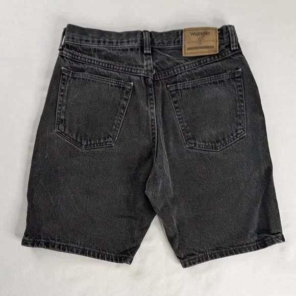 Wrangler Men's Black Denim Shorts - Picture 2 of 7